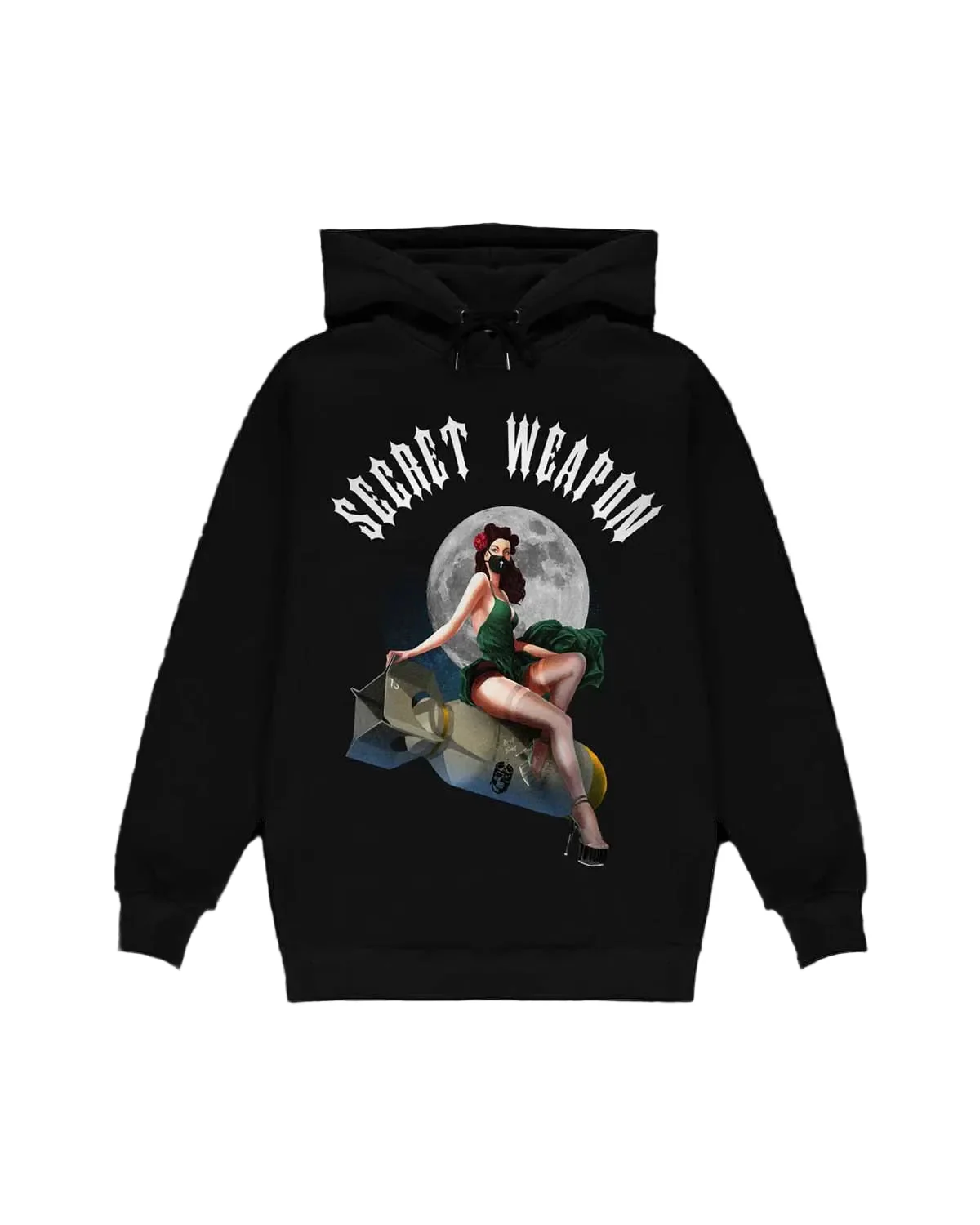 Secret Weapon Hoodie - Black