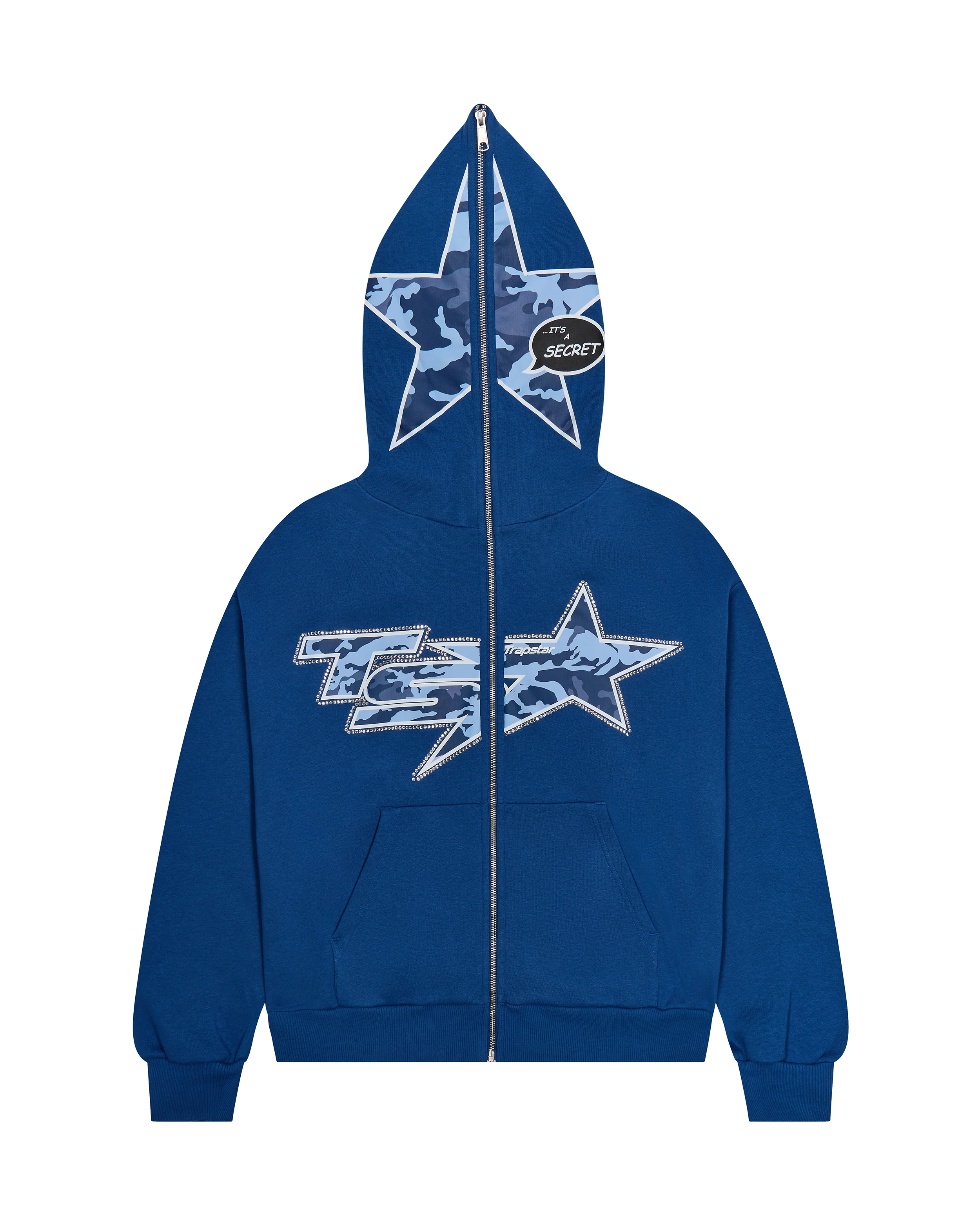 TS Star Rhinestone Tracksuit - Blue - Image 2